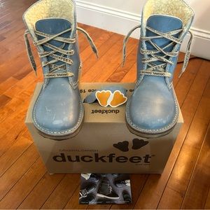 COPY - Duckfeet Odense light blue boots. $220.00 size 40 (9.5) semi new